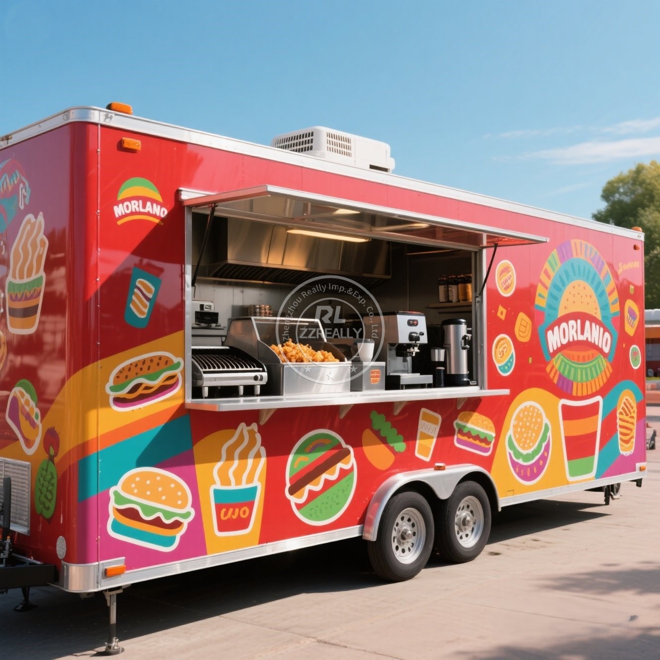 Coffee Equipment Europe - Europe Mobile Fast Food Truck Trailer