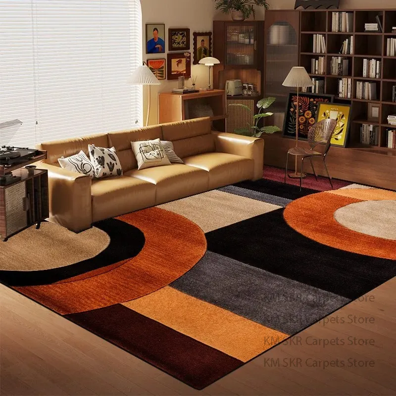 Coffee Equipment At Home - Nordic Multi Color Living Room Carpet