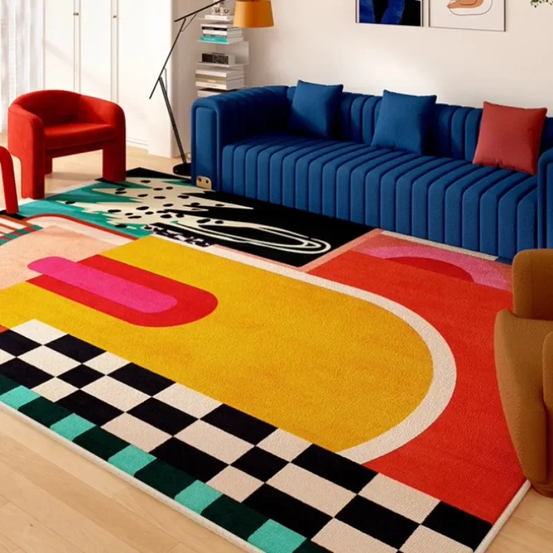 Coffee Equipment At Home - Living Room Carpet Art Irregular Color