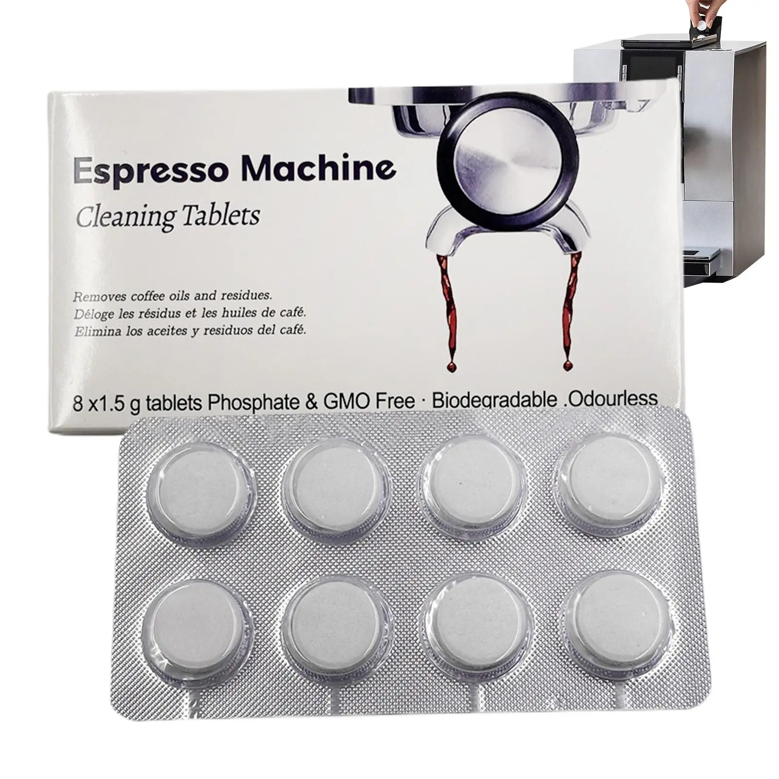 Espresso Machine Cleaning Tabl - Backflush Tablet Cleaner 评论和价格