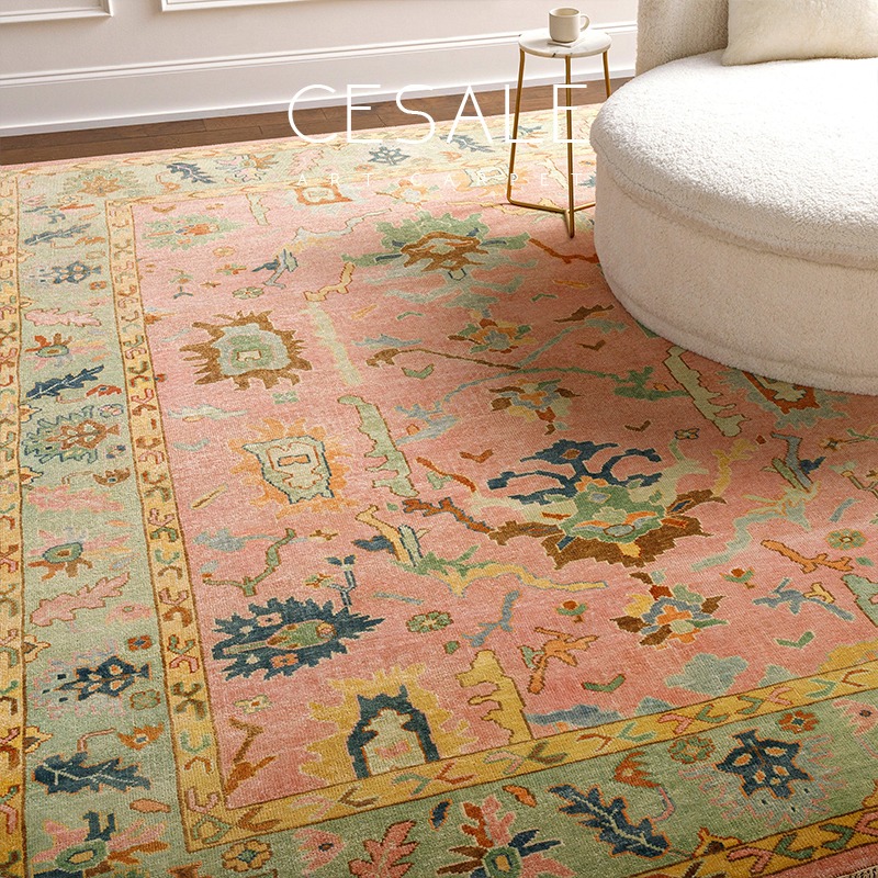 Retro Living Room Carpet Frenc - Coffee Equipment At Home 评论和价格