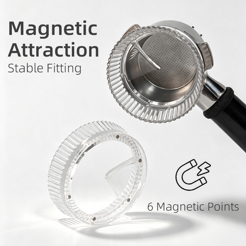 Coffee Dosing Ring Magnetic Di - Dosing Funnel Ring 评论和价格