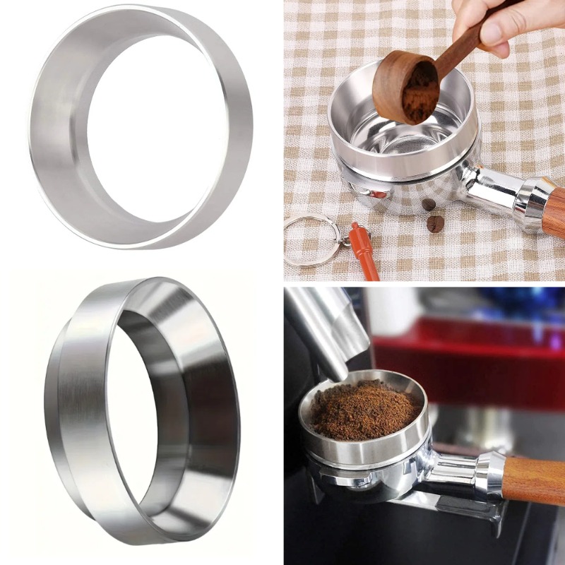 Stainless Steel Espresso Dosin - Dosing Funnel Ring 评论和价格