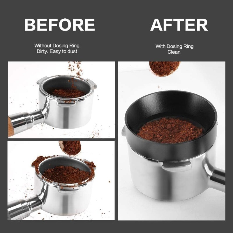Stainless Steel Espresso Dosin - Dosing Funnel Ring 评论和价格