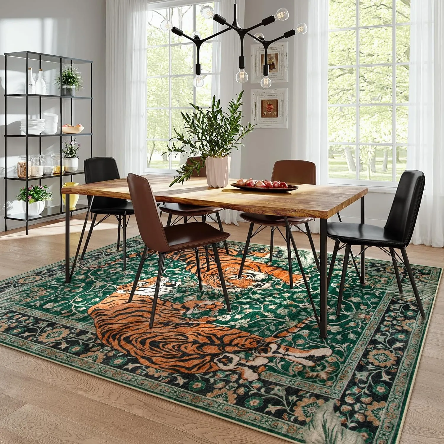 Jungle Tiger Rug for Living Ro - Coffee Equipment At Home 评论和价格