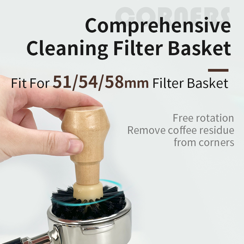 Coffee Brush Cleaner Solid Woo - Coffee Equipment At Home 评论和价格