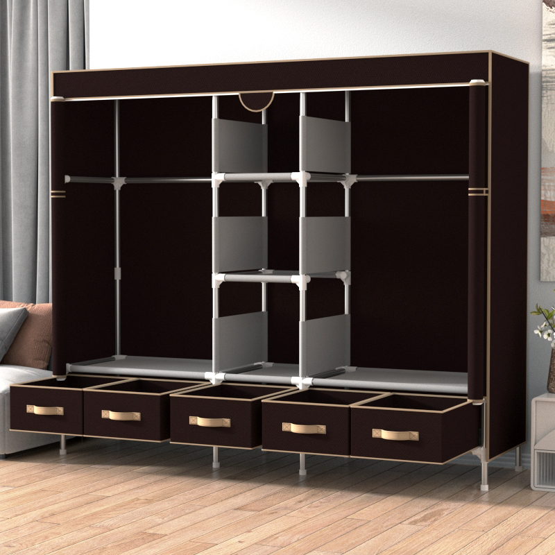 Portable Wardrobe with Non-wov - Coffee Equipment Europe 评论和价格
